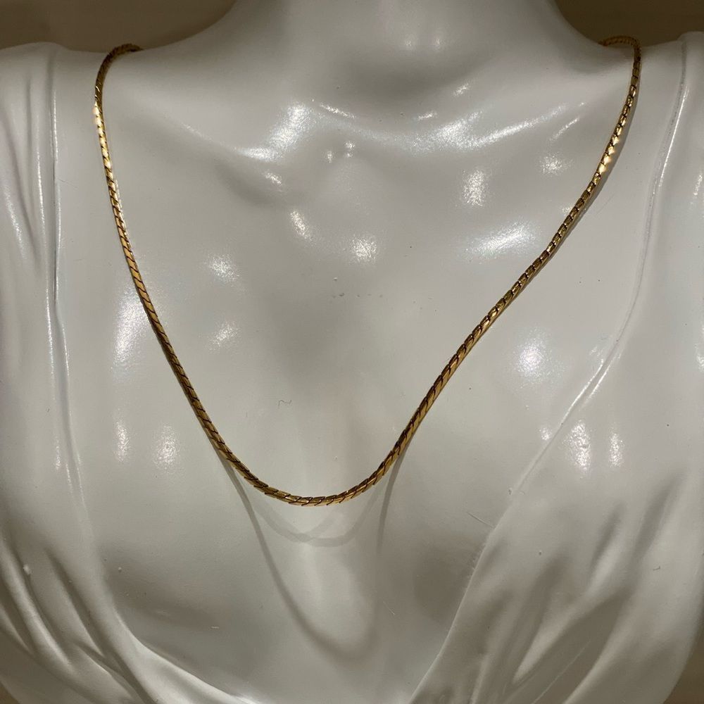 Vintage Monet signed golden chain
